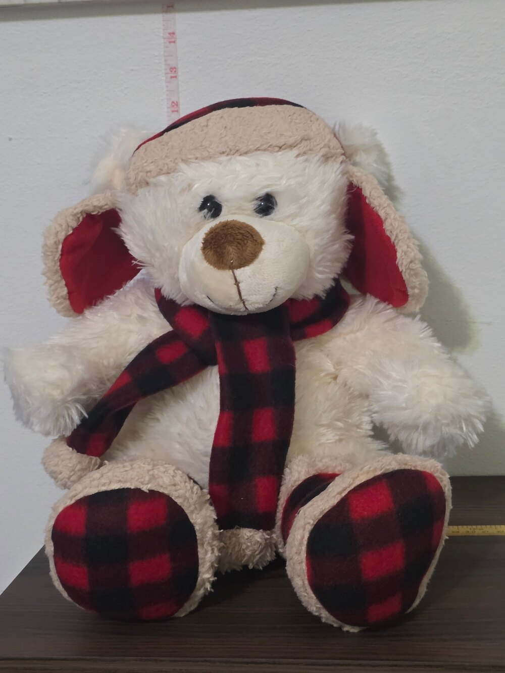 Dan Dee Collector's Choice Winter Lumberjack Bear Plush